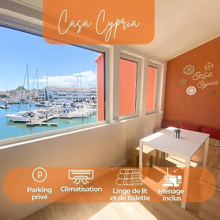 Casa Cypria - Vue Lagune - Piscine - Parking Prive * Saint-Cyprien (Pyrenees-Orientales)